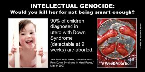 GAP Sign - "Intellectual Genocide"