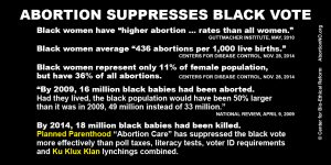 LowRes Black Focus - Suppresses Vote